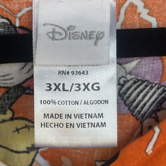 Disney Halloween Scrub Top Womens 3X Multicolor Cotton Medical Frankenbride - Picture 5 of 11